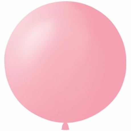 Большой розовый шар, 80 см. с гелием - фото 148220