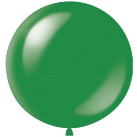 Большой зеленый шар, 80 см. с гелием - фото 149074