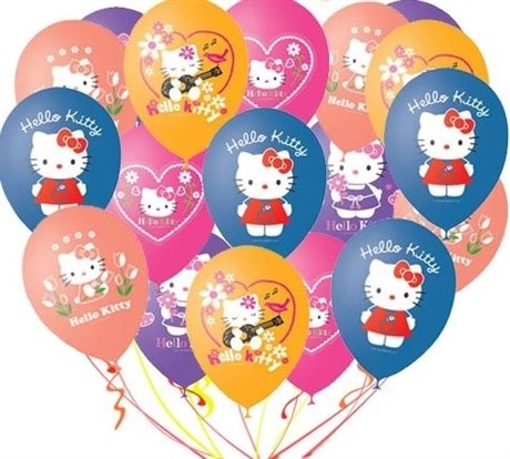 Шар "Hello Kitty" с гелием - фото 99385