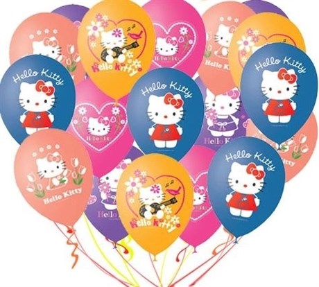 Шар "Hello Kitty" с гелием - фото 99397