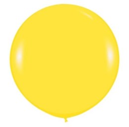 Большой желтый шар, 80 см. с гелием