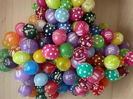 Композиция №514 из разноцветных шаров