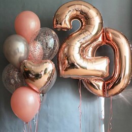 Композиция №356 с цифрами и сердцем