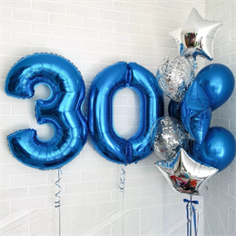 Композиция №361 с цифрами и звездами