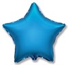 Фольгированный шар "Синяя звезда" с гелием - фото 110221