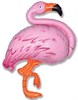 Фламинго, фольгированный шар с гелием 103 см - фото 120846