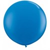 Большой синий шар, 80 см. с гелием - фото 148647