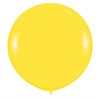 Большой желтый шар, 80 см. с гелием - фото 149501