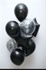 Композиция №170 из чёрных шаров  - фото 43176