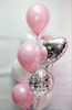 Композиция №181 из розовых и белых шаров  - фото 43344
