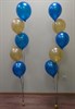 Композиция №135 из синих и золотых шаров - фото 52226